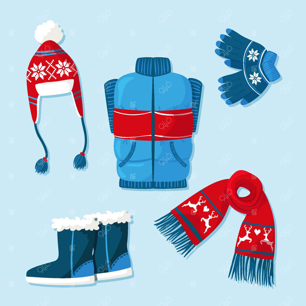 مجموعه لباس و ملزومات زمستانی