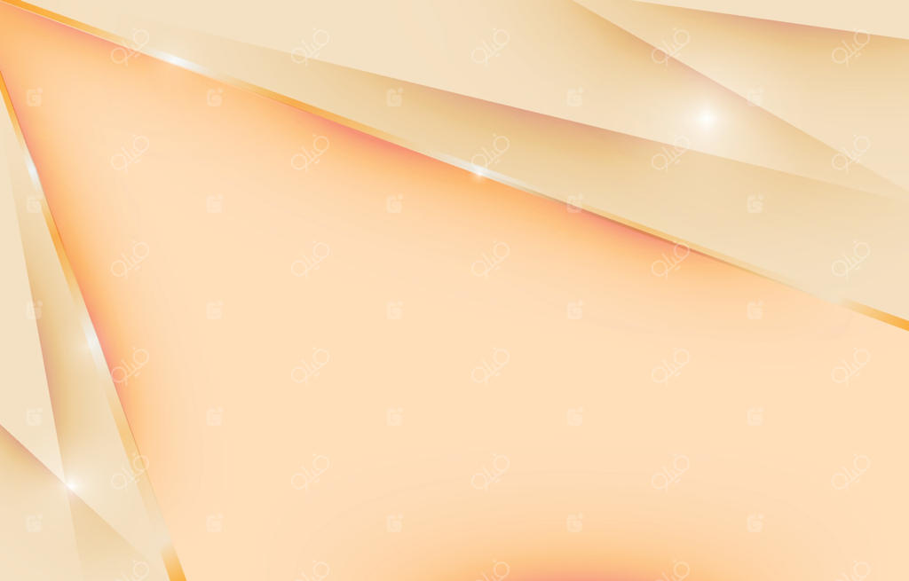 زمینه بژ لوکس با خطوط طلایی