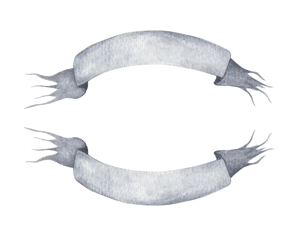 دسته‌ای از نوارهای خاکستری بر روی زمینه سفید. پرچم یا بنر مواج خاکستری.