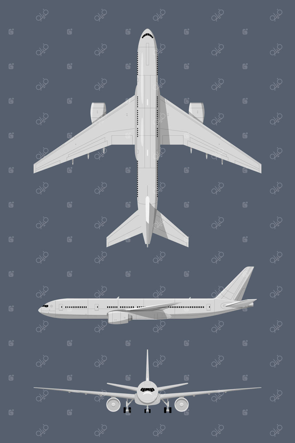 سیم‌های کابل برق: آمپراژ و رنگ‌های مختلف - تصاویر برداری به سبک کارتونی