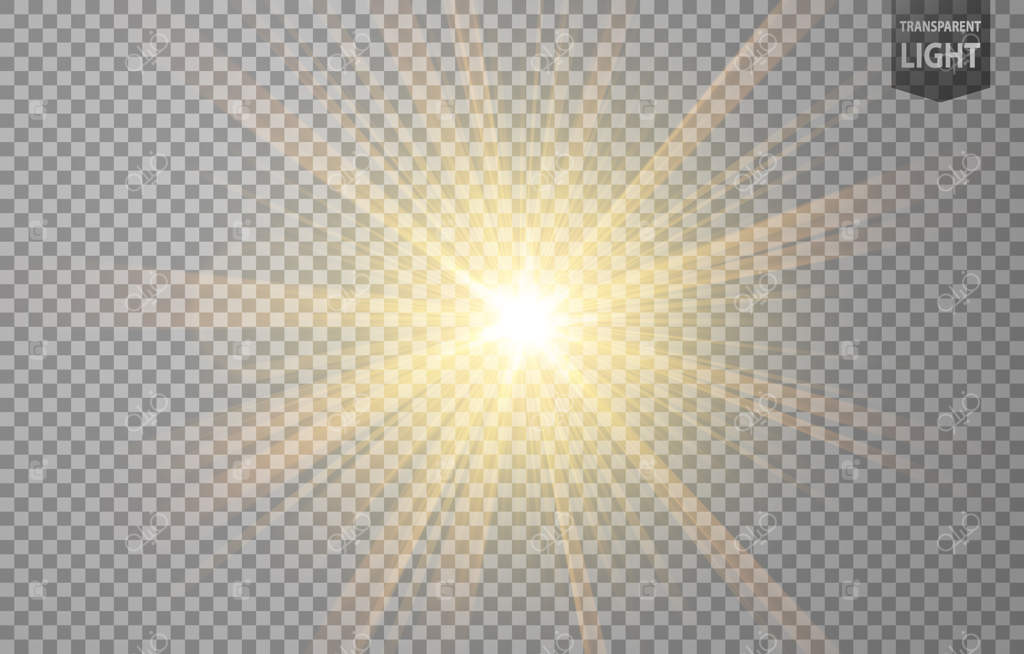 پرتوهای طلایی درخشان