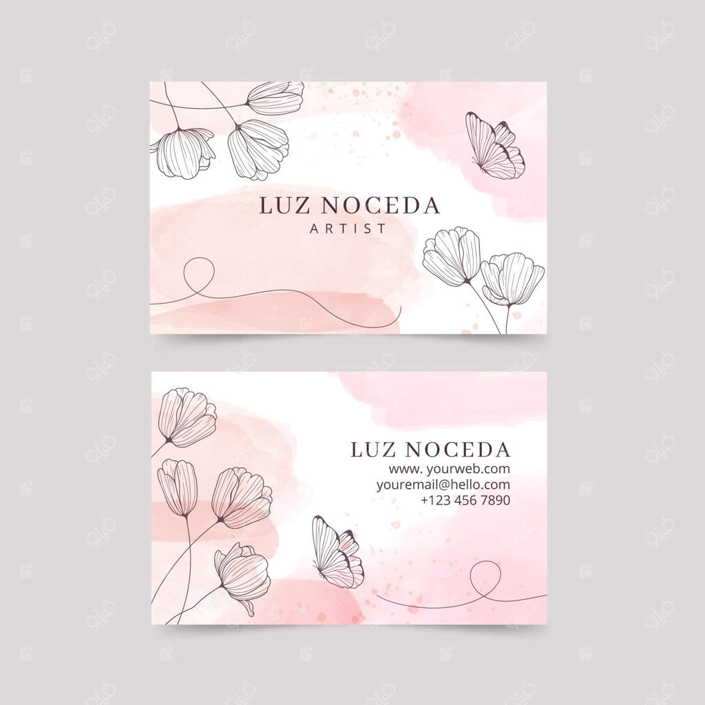 کارت ویزیت دو رو