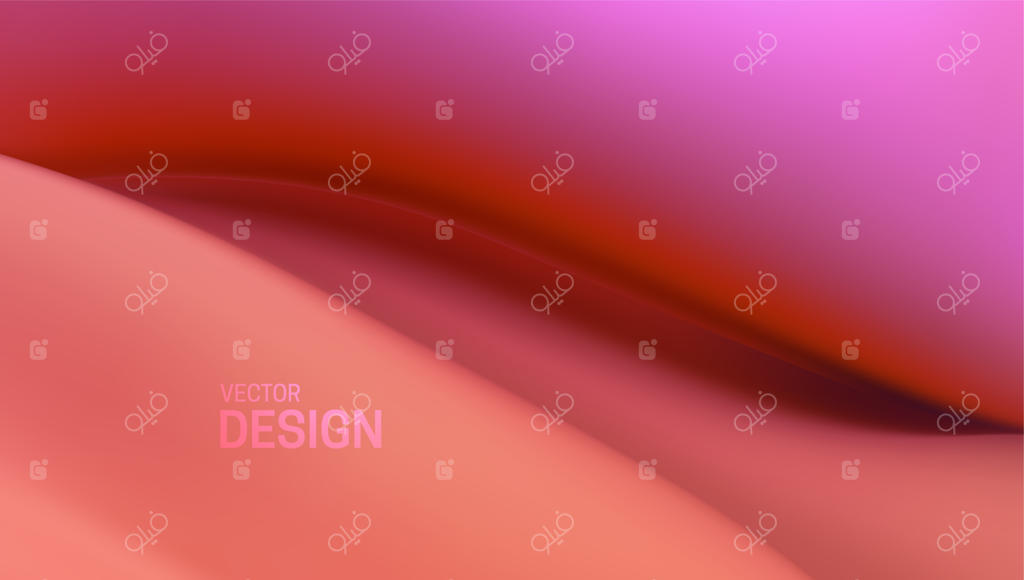 پس‌زمینه انتزاعی با شکل مایع غلیظ و صورتی ملایم