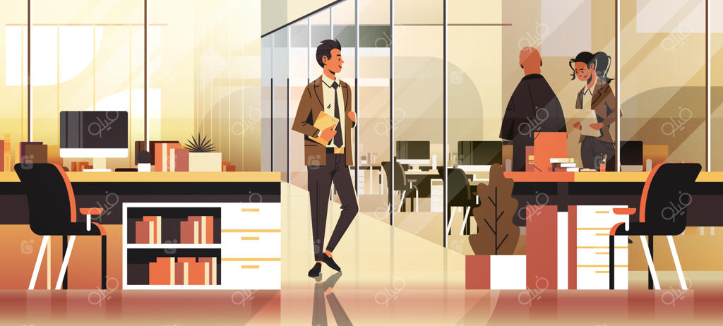 بنر ارتباط افراد در محیط کار