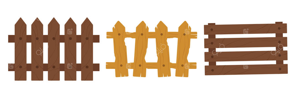 ابزارهای ساده باغبانی، گیاهان، حصارکشی و لوازم جانبی برای باغ‌های خانگی.