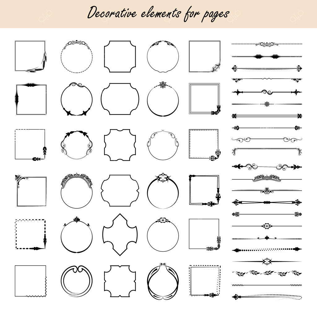 المان‌های طراحی خوشنویسی