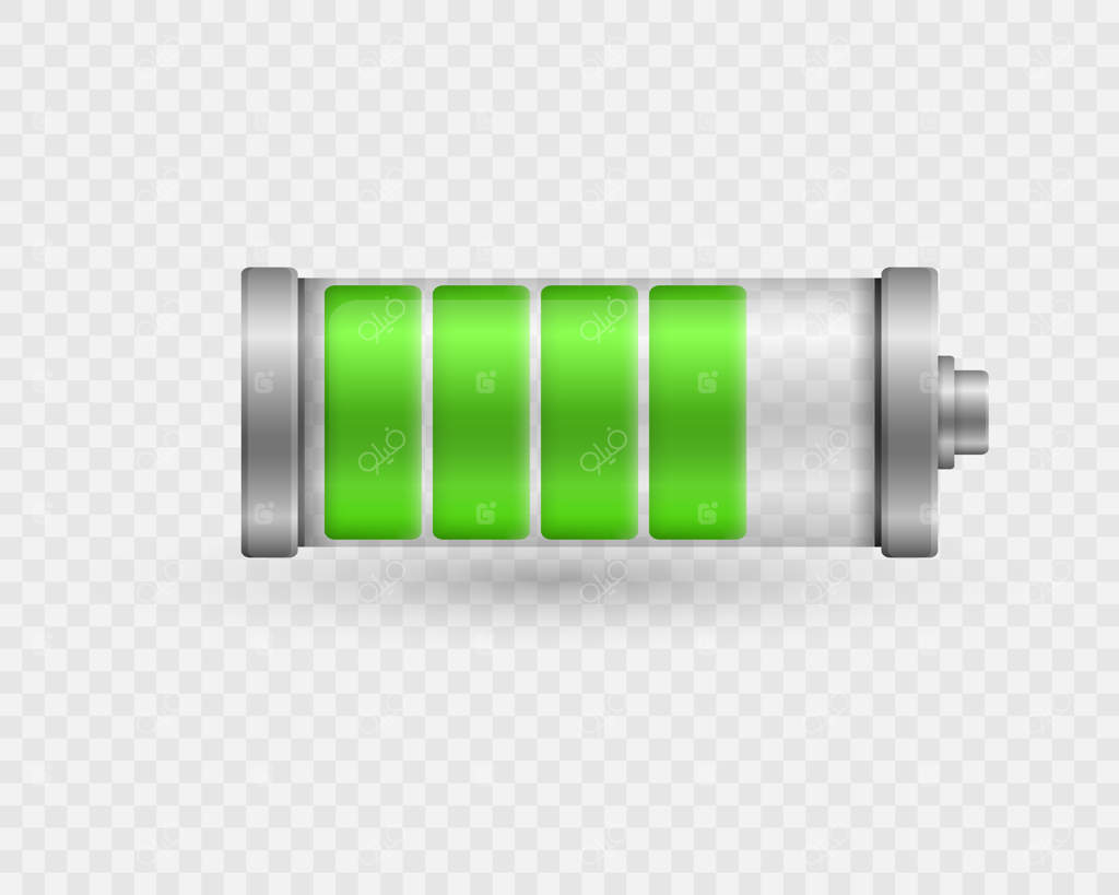 باتری کامل شارژ شده، سطح انرژی در اوج