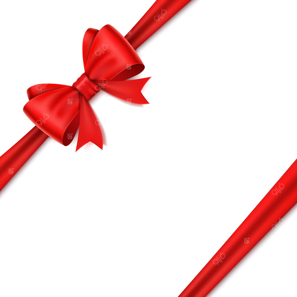 پاپیون قرمز واقعی روی زمینه سفید.