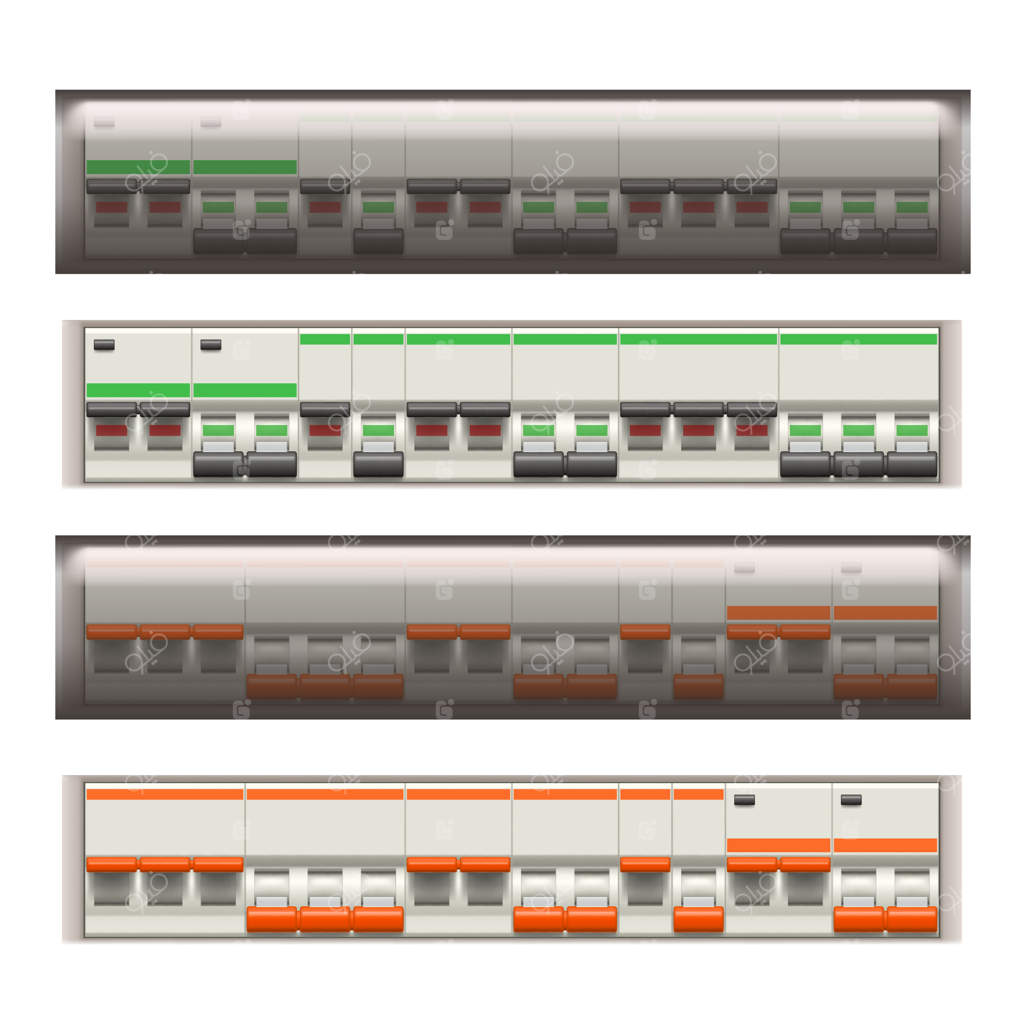 مجموعه کلیدهای برق