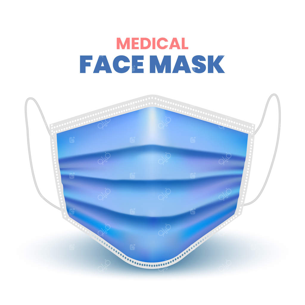 تصویر ماسک پزشکی.