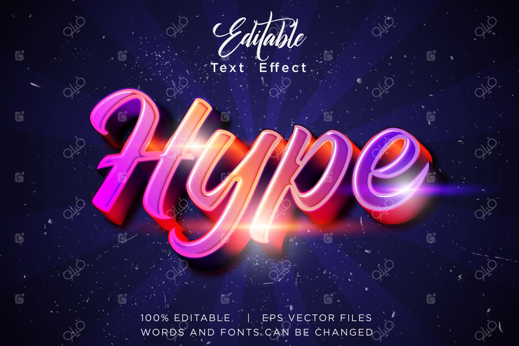 قالب پیش‌نمایش افکت متنی جذاب