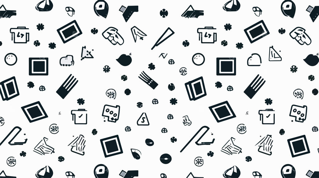 پس‌زمینه پترن بدون درز گلیف‌های تجمیع پرداخت