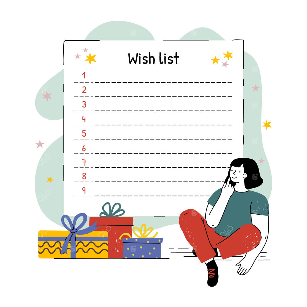 قالب طراحی نامه به بابانوئل به سبک تخت