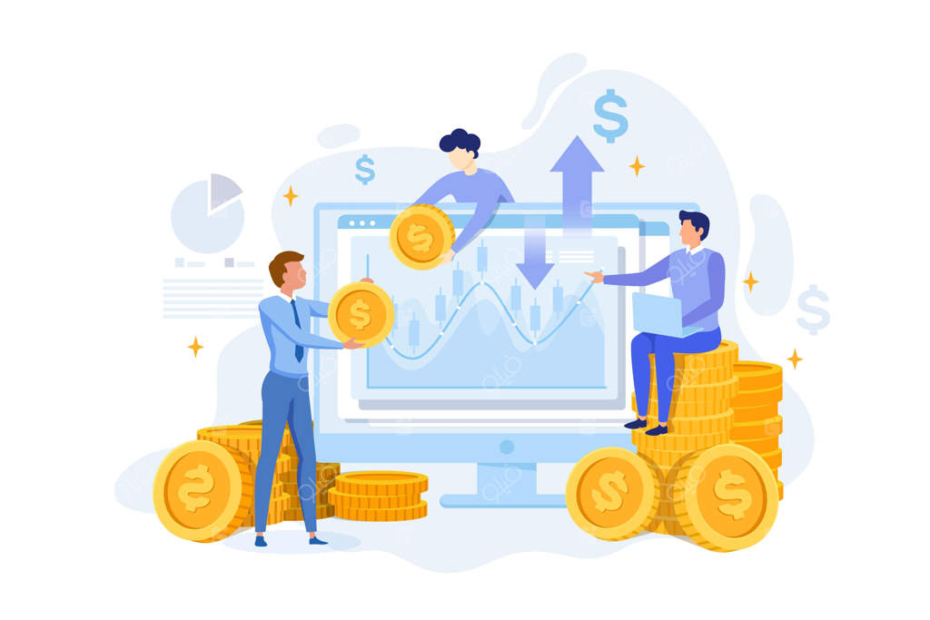 تصویر انتزاعی از داده‌های بورس اوراق بهادار