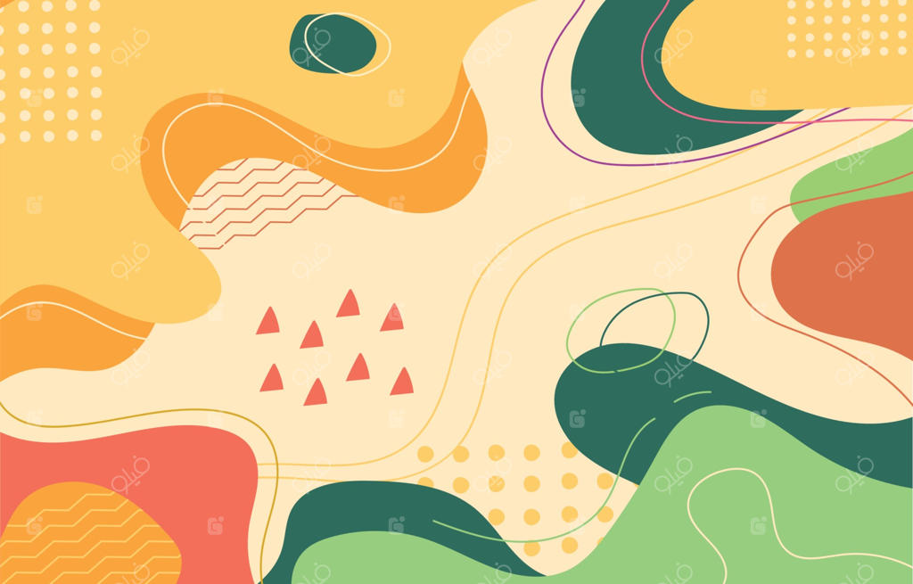 پس‌زمینه مایع رنگارنگ