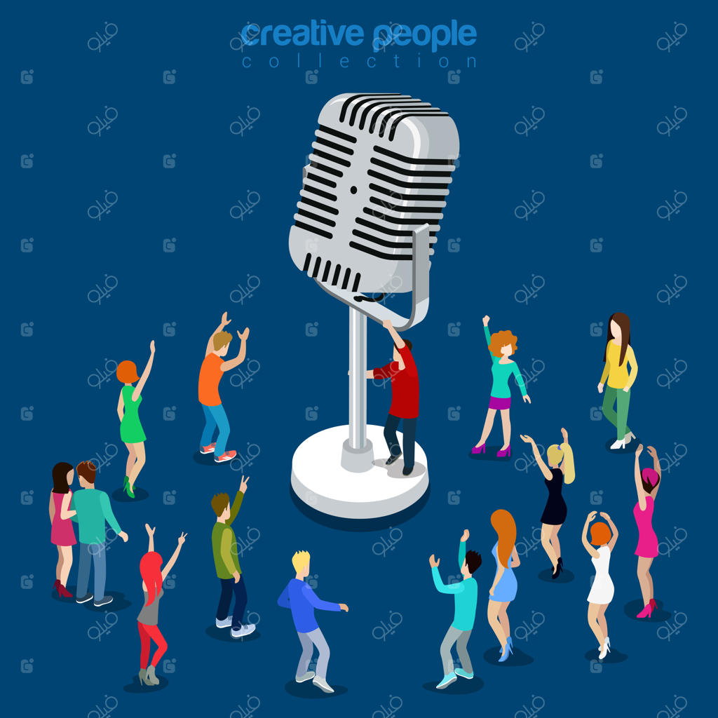 کنسرت موسیقی با اجرای حرکات نمایشی - ایزومتریک