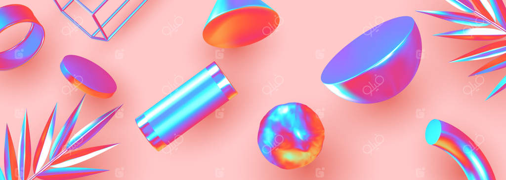 پس‌زمینه مینیمال و خلاقانه: ترکیبی از اشیاء سه‌بعدی واقعی. زمینه‌ای با اشکال هندسی. بنر و پوستر مدرن با طراحی مد روز. رنگ‌های نرم و پاستلی. تصویرسازی وکتور.