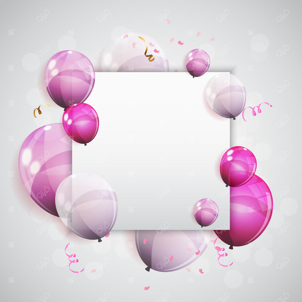 بادکنک‌های رنگارنگ براق