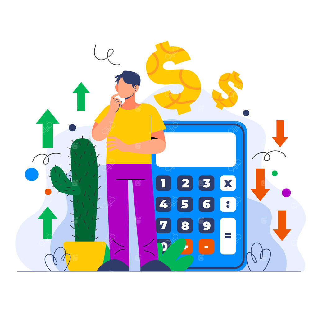 نقاشی دستی از هزینه‌های زندگی