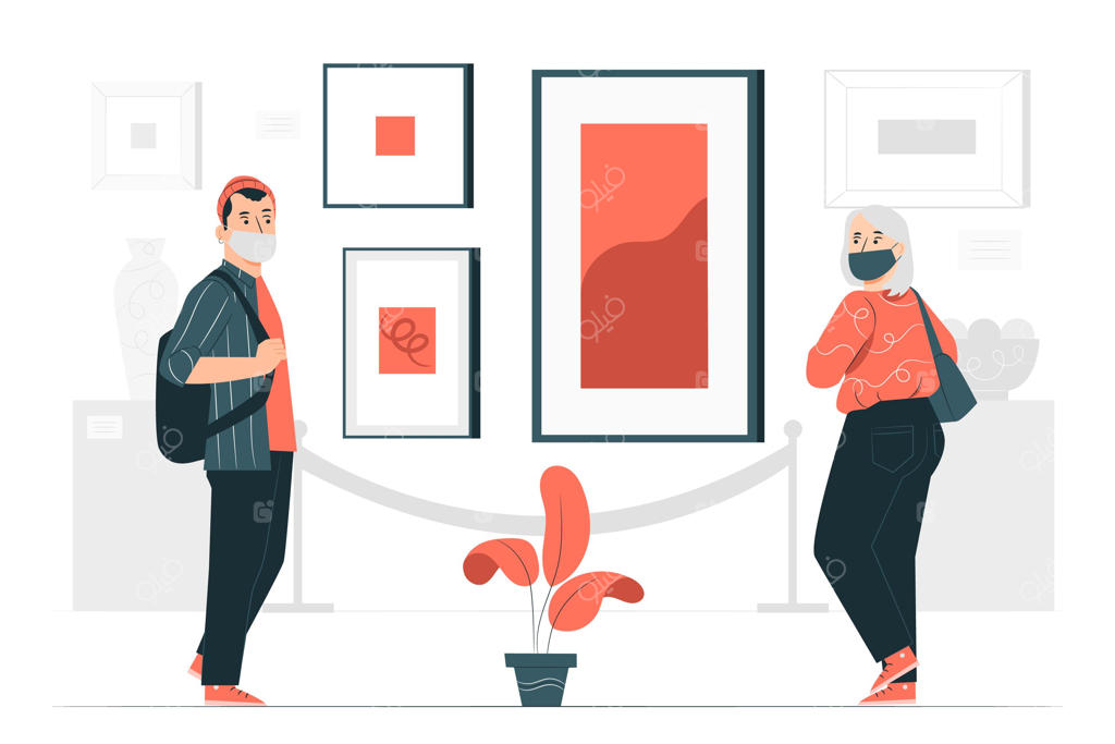 نرمال جدید در موزه‌ها: تصویرسازی مفهوم کووید