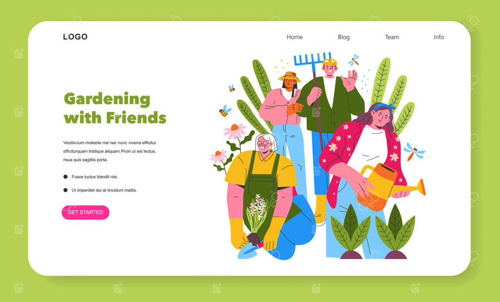 دختر باغبان: تصویرسازی تخت