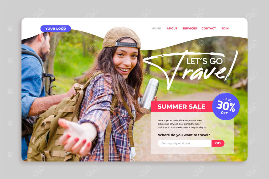 صفحه اصلی فروش سفر با عکس