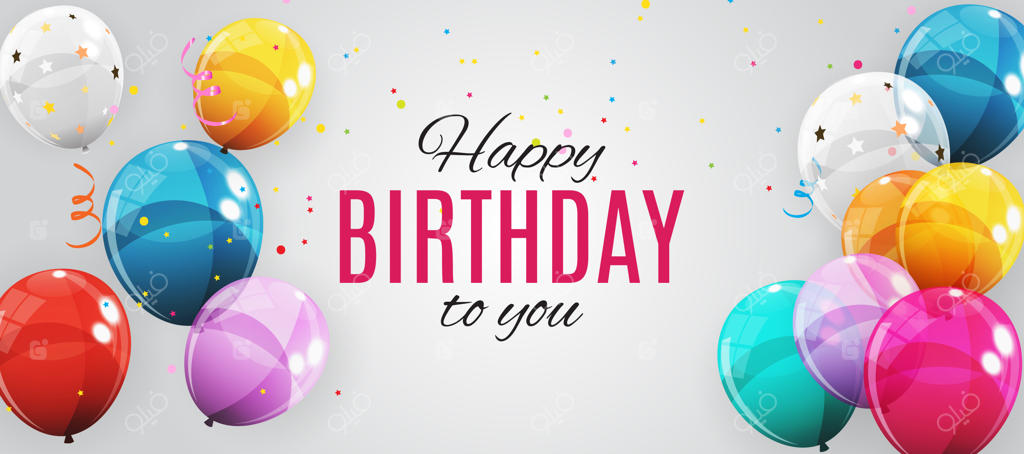 پس‌زمینه‌ای از بادکنک‌های رنگی براق هلیومی