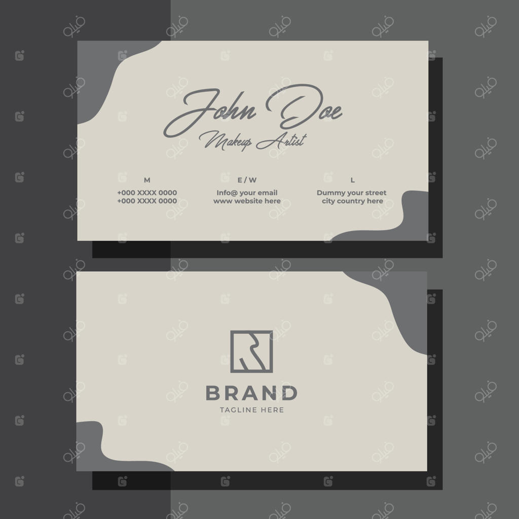 کارت ویزیت شیک و زنانه