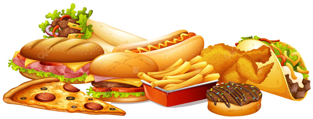 انواع مختلف فست‌فود