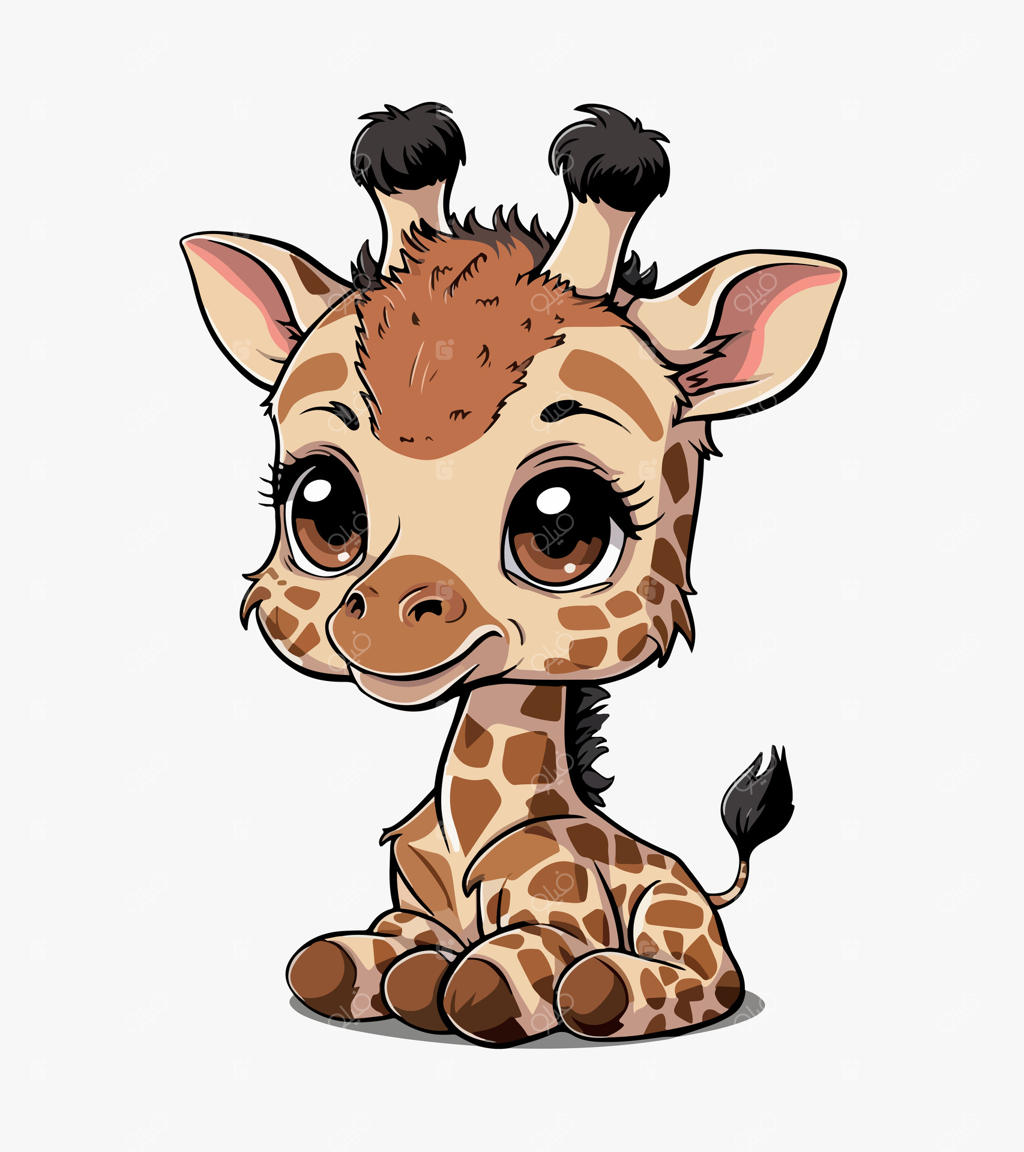 طرح تی‌شرت بچه زرافه