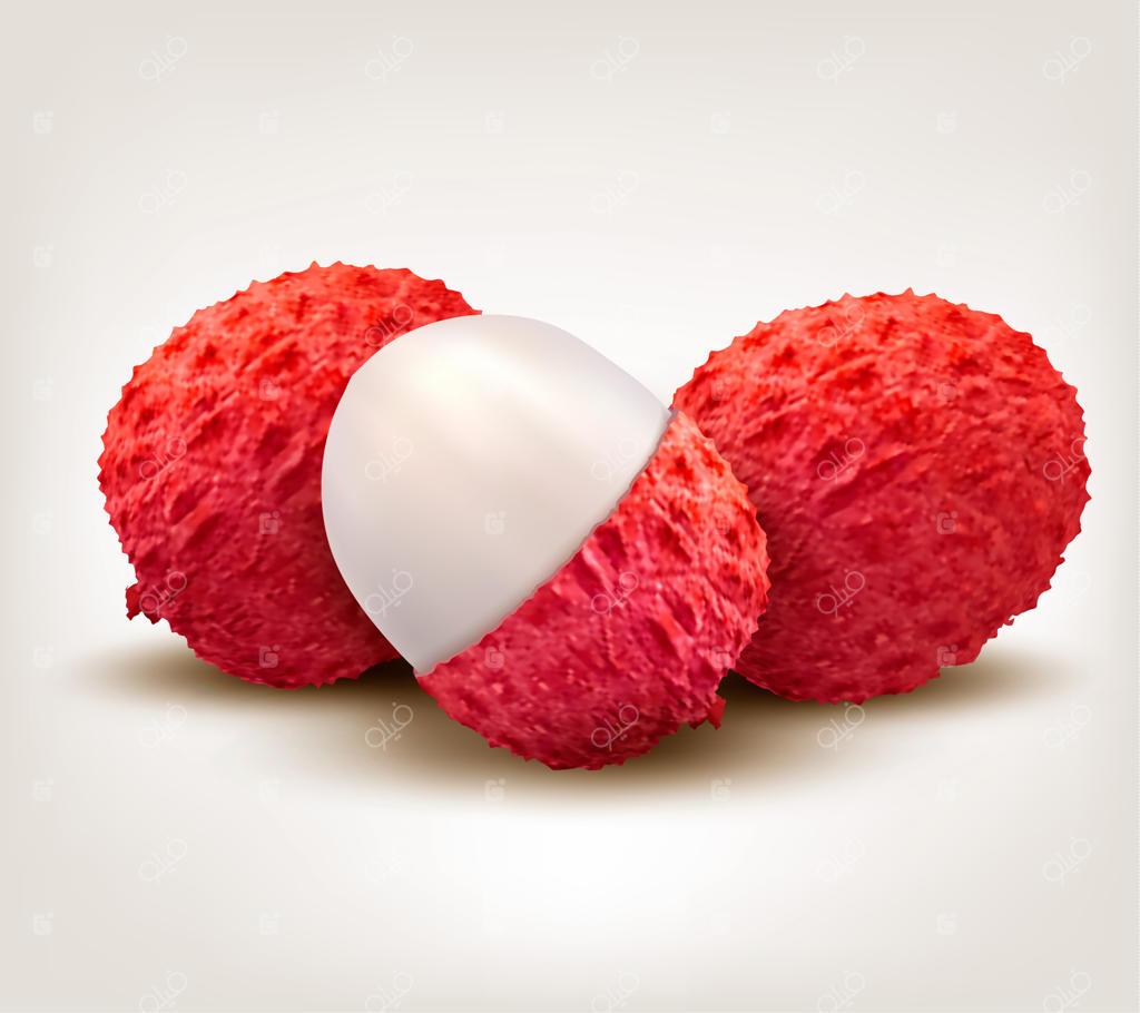 میوه تازه لیچی.