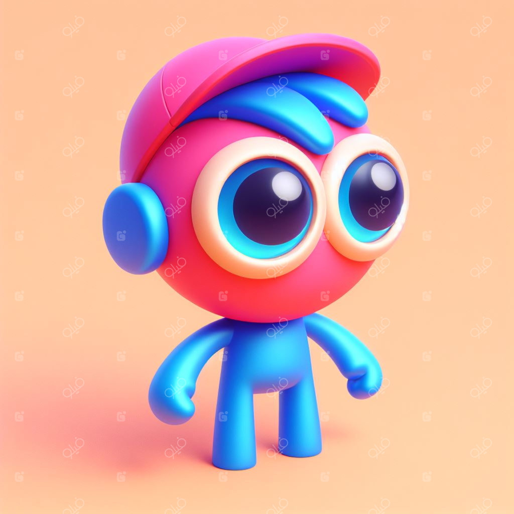 اسباب‌بازی رنگارنگ با چشم و کلاه