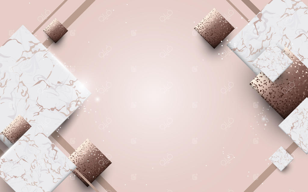 پس‌زمینه مرمری لوکس به همراه بافت طلایی