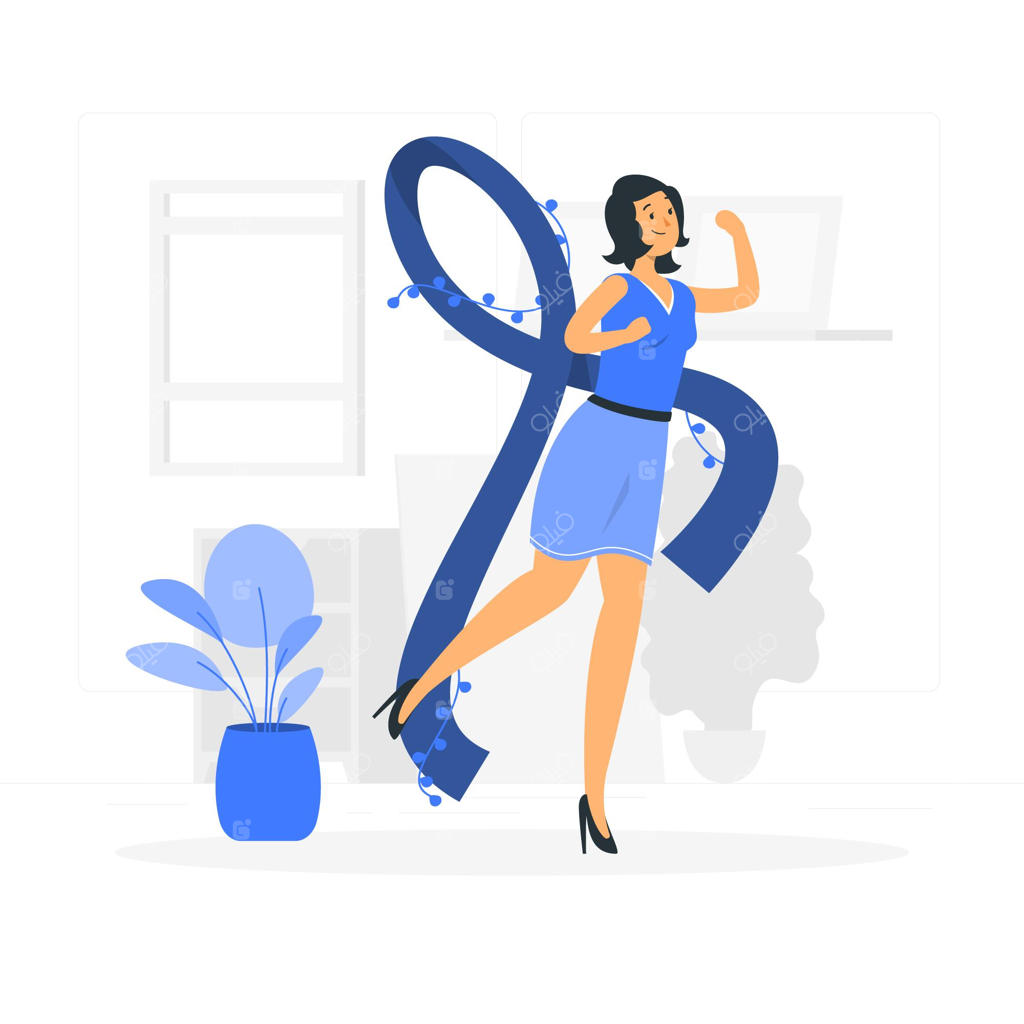 تصویر مفهومی آگاهی از سرطان سینه