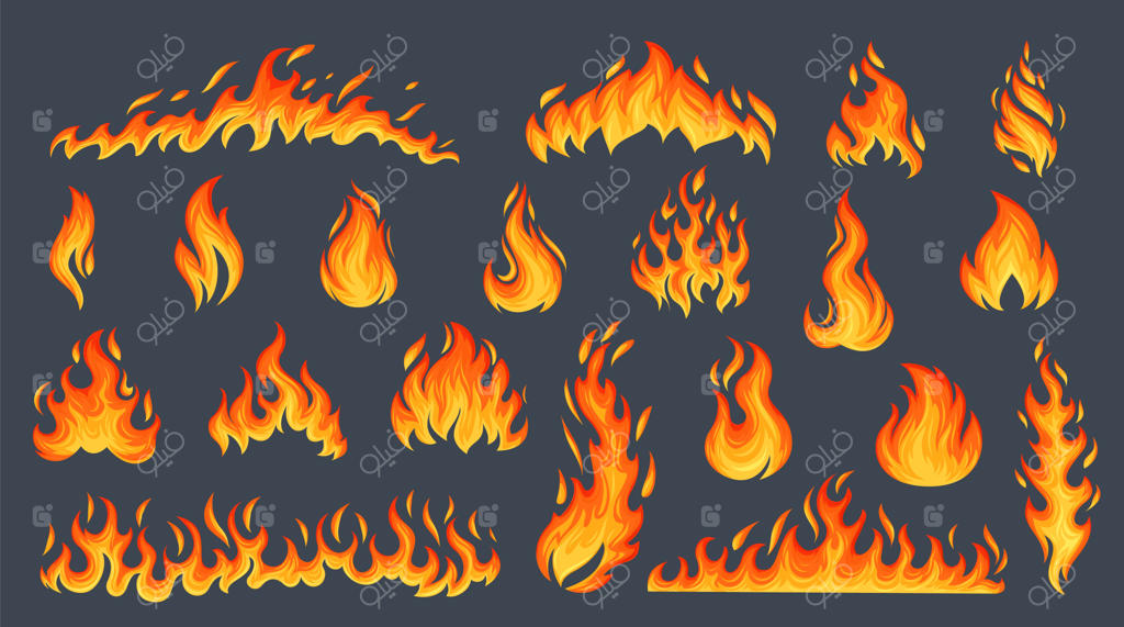 شعله‌های آتش