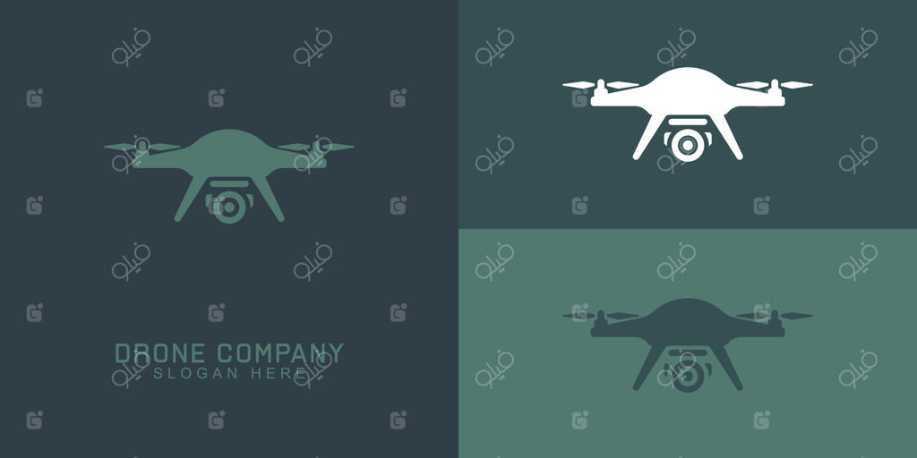 مجموعه لوگوی پهپاد هوایی