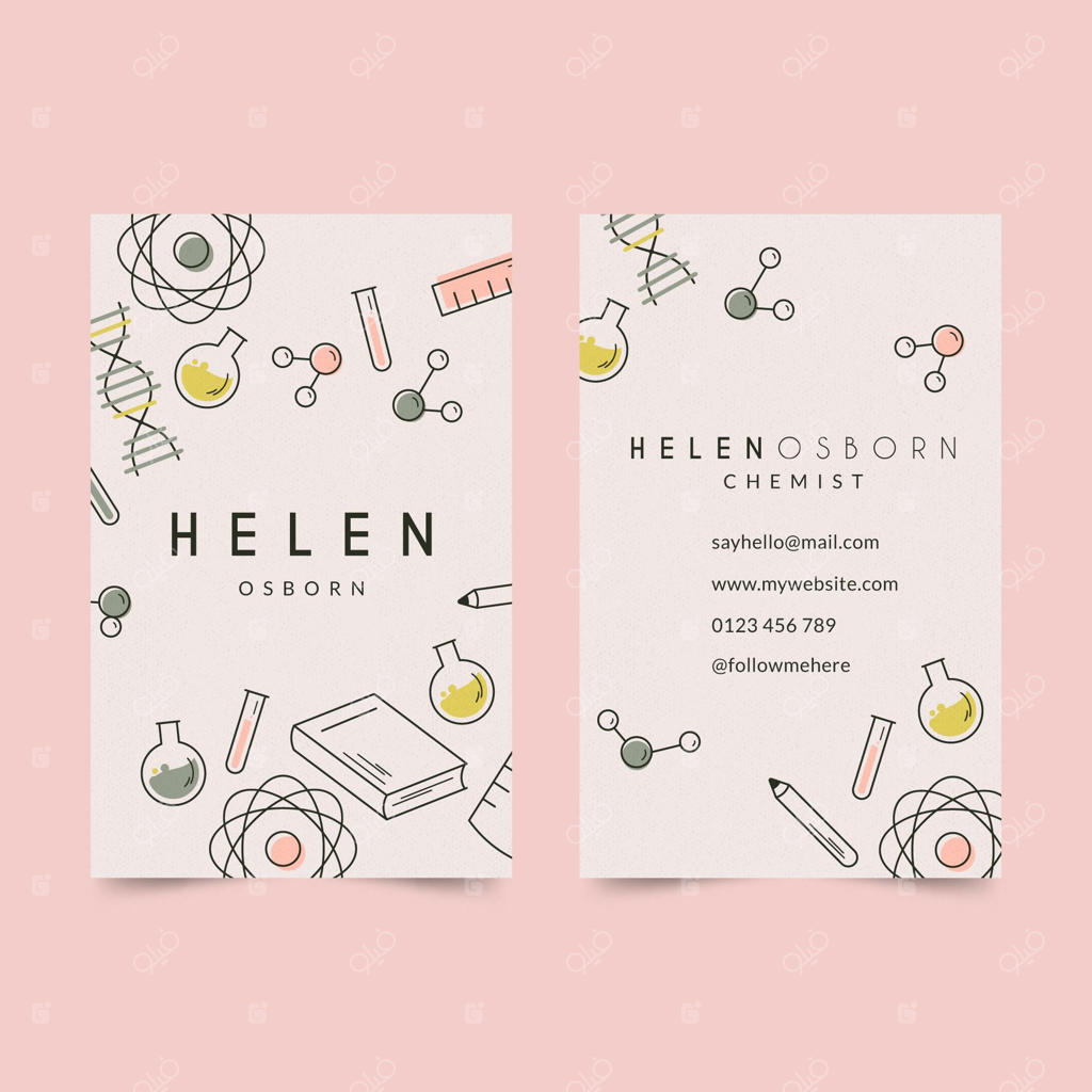 کارت ویزیت دو رو