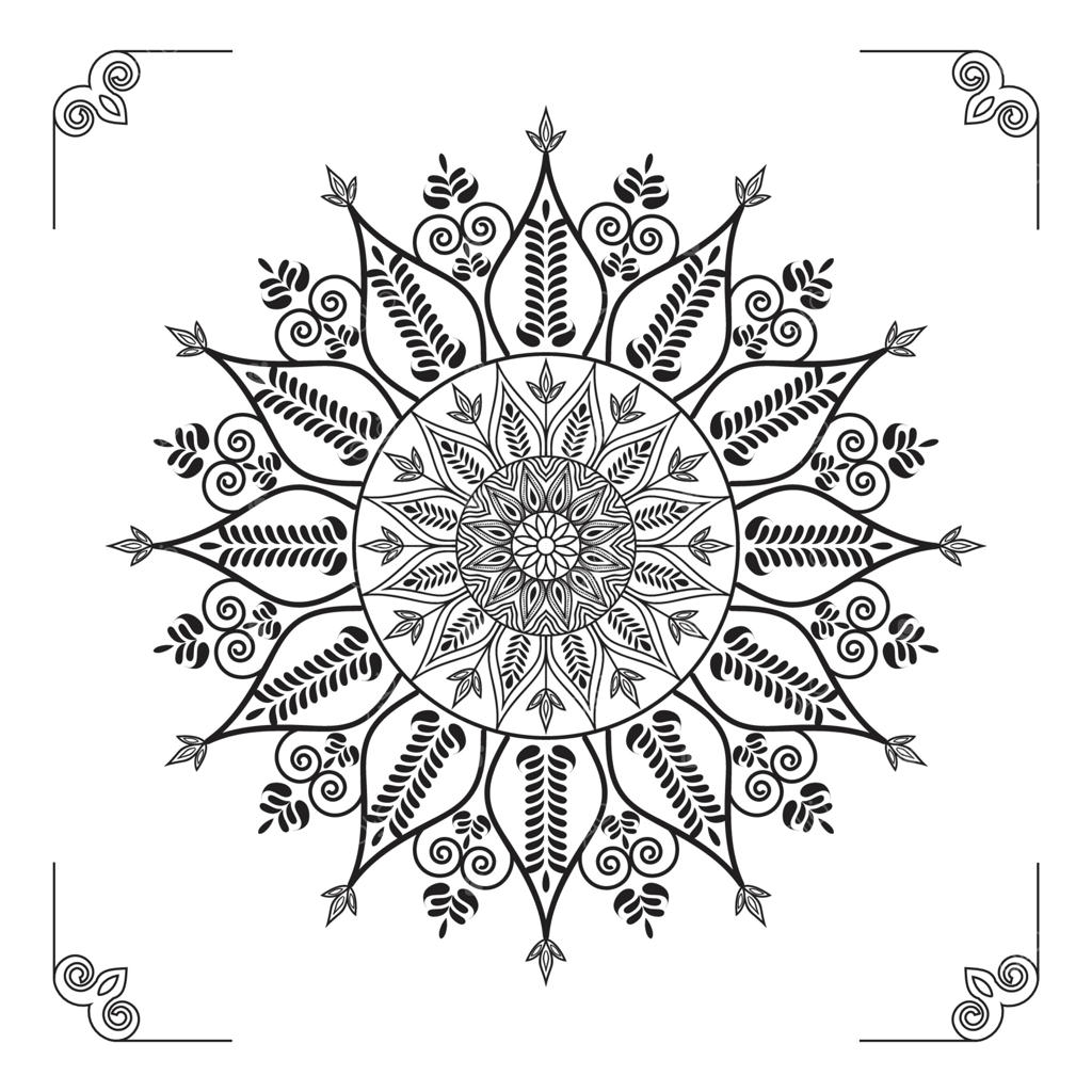 طراحی پس‌زمینه ماندالا لوکس و مدرن: خلق طرح‌های هنری و انتزاعی