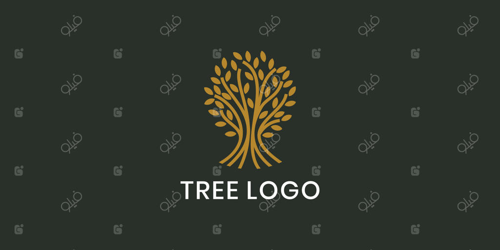 طراحی لوگوی درخت بلوط بوتانیک