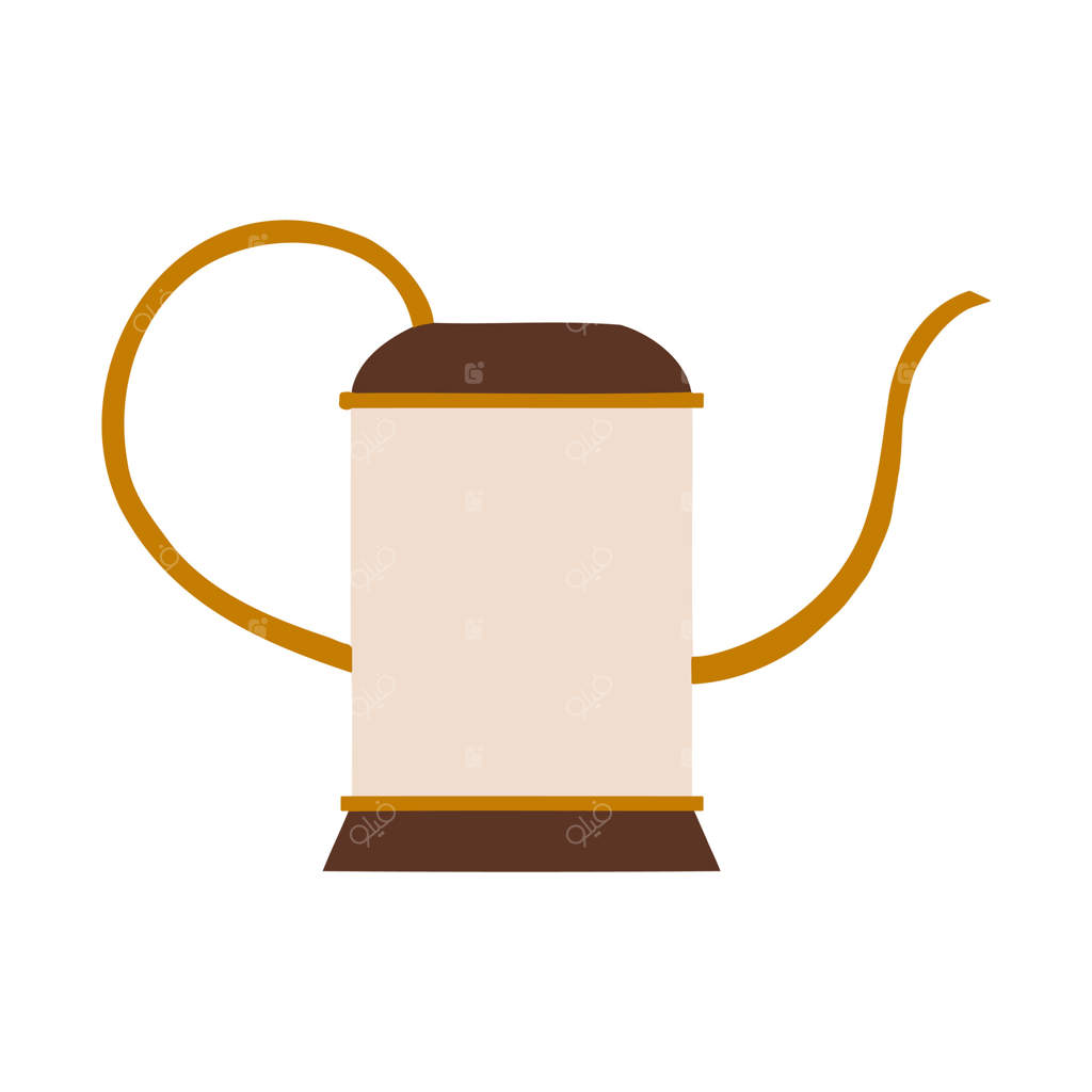 تصویری نفیس و دست‌کشیده از آبپاش، مناسب برای پروژه‌های با تم باغ و الهام گرفته از طبیعت.