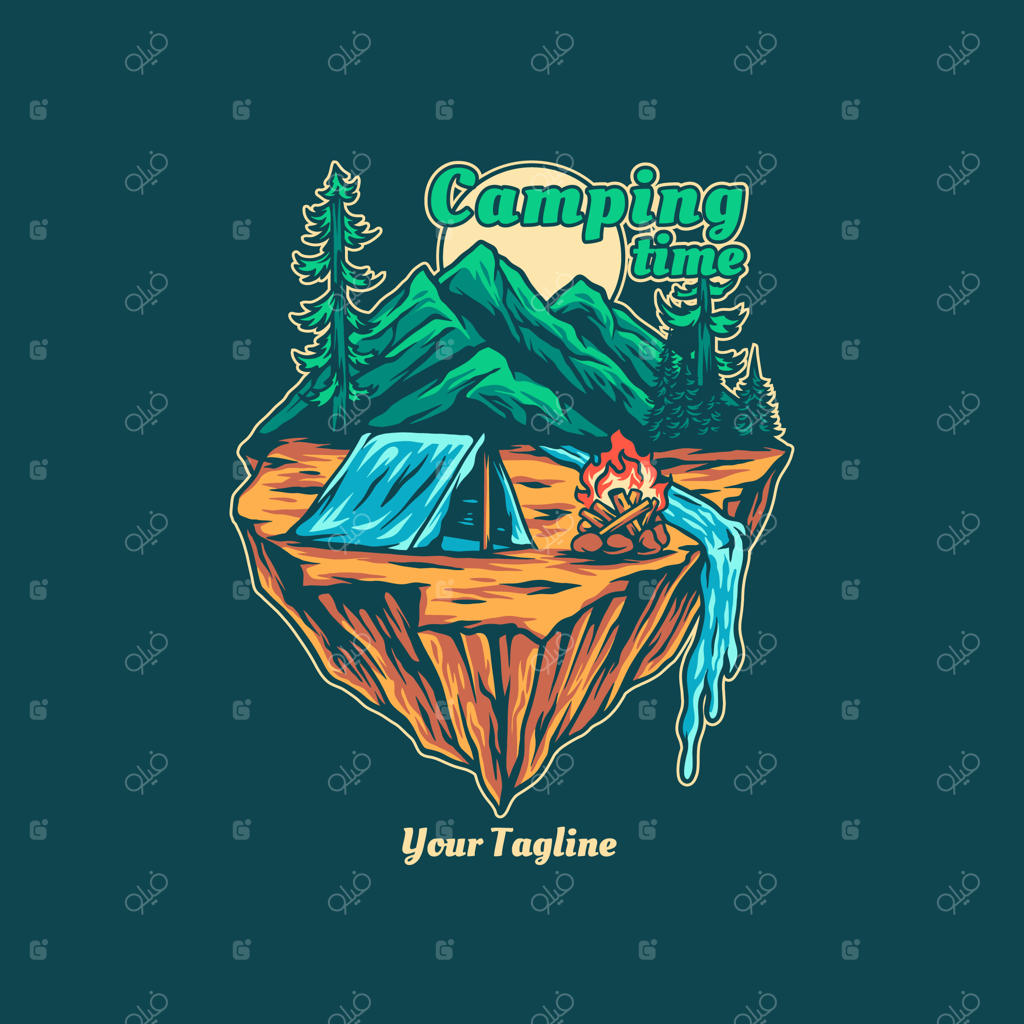 تصویرسازی زمان کمپینگ