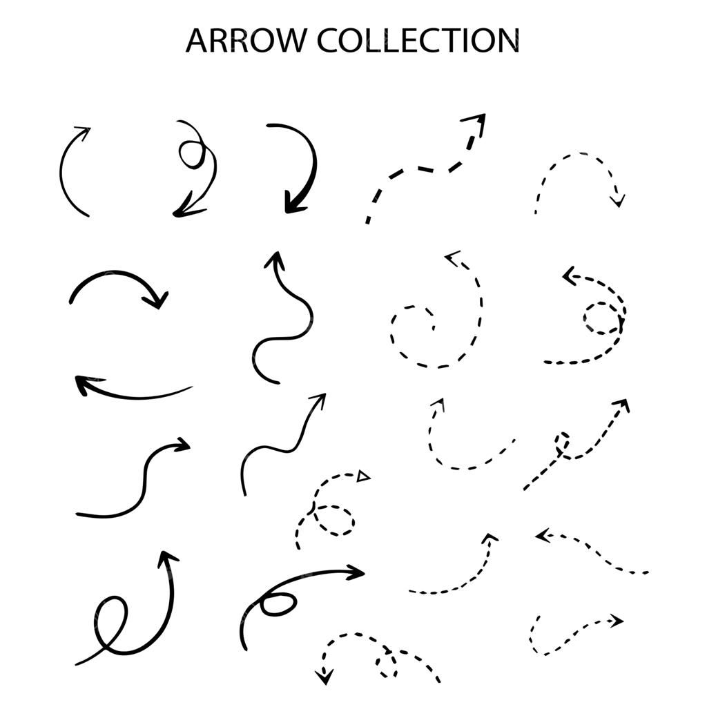 مجموعه فلش‌های طرح دستی