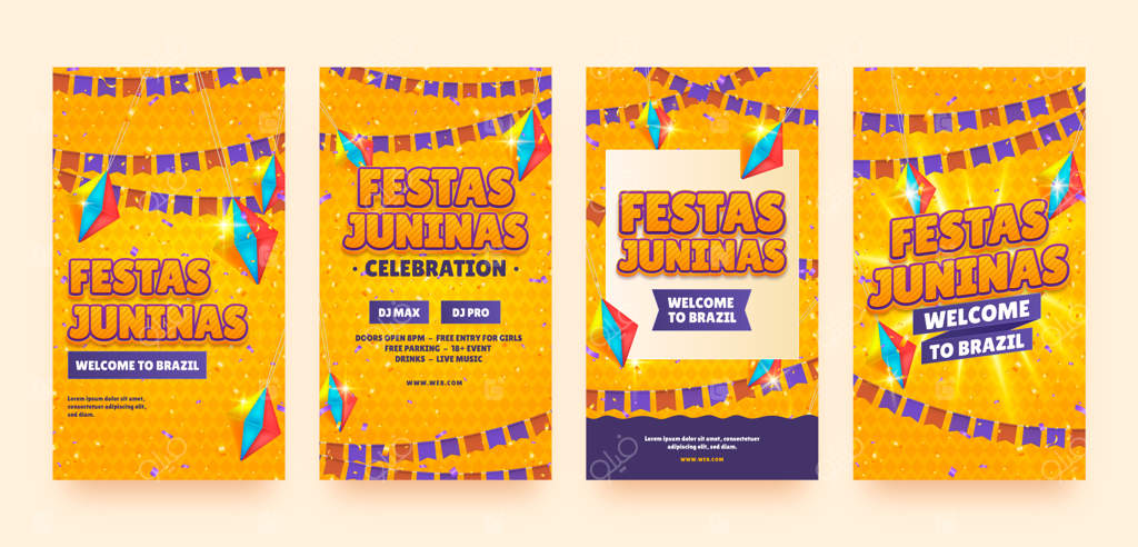 استوری‌های اینستاگرام جشن فستای ژوئن با گرادیان رنگی