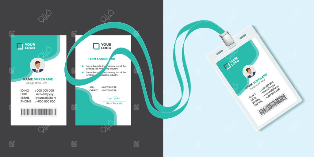 پس‌زمینه وکتور برای کارت ویزیت