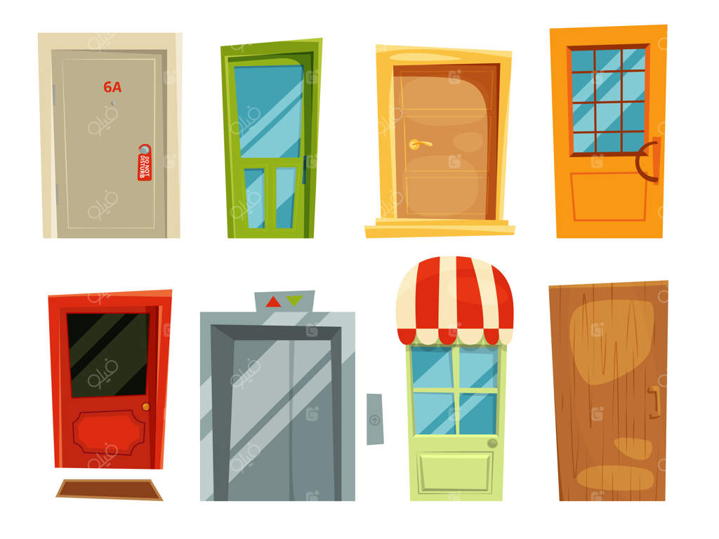 سیم‌های کابل الکتریکی با آمپراژ و رنگ‌های مختلف. تصاویر وکتور به سبک کارتونی