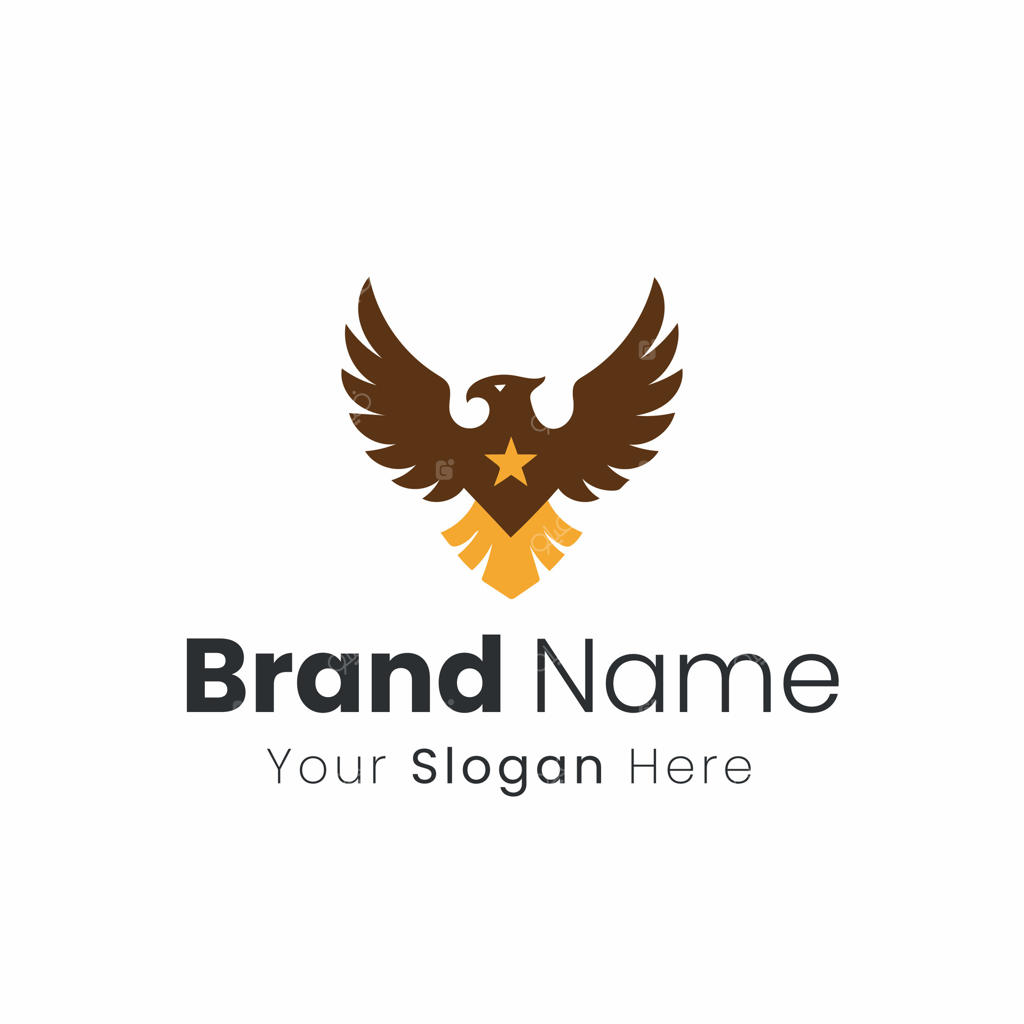 طراحی لوگوی خلاقانه و مینیمال عقاب باشکوه برای هویت کسب‌وکار شما