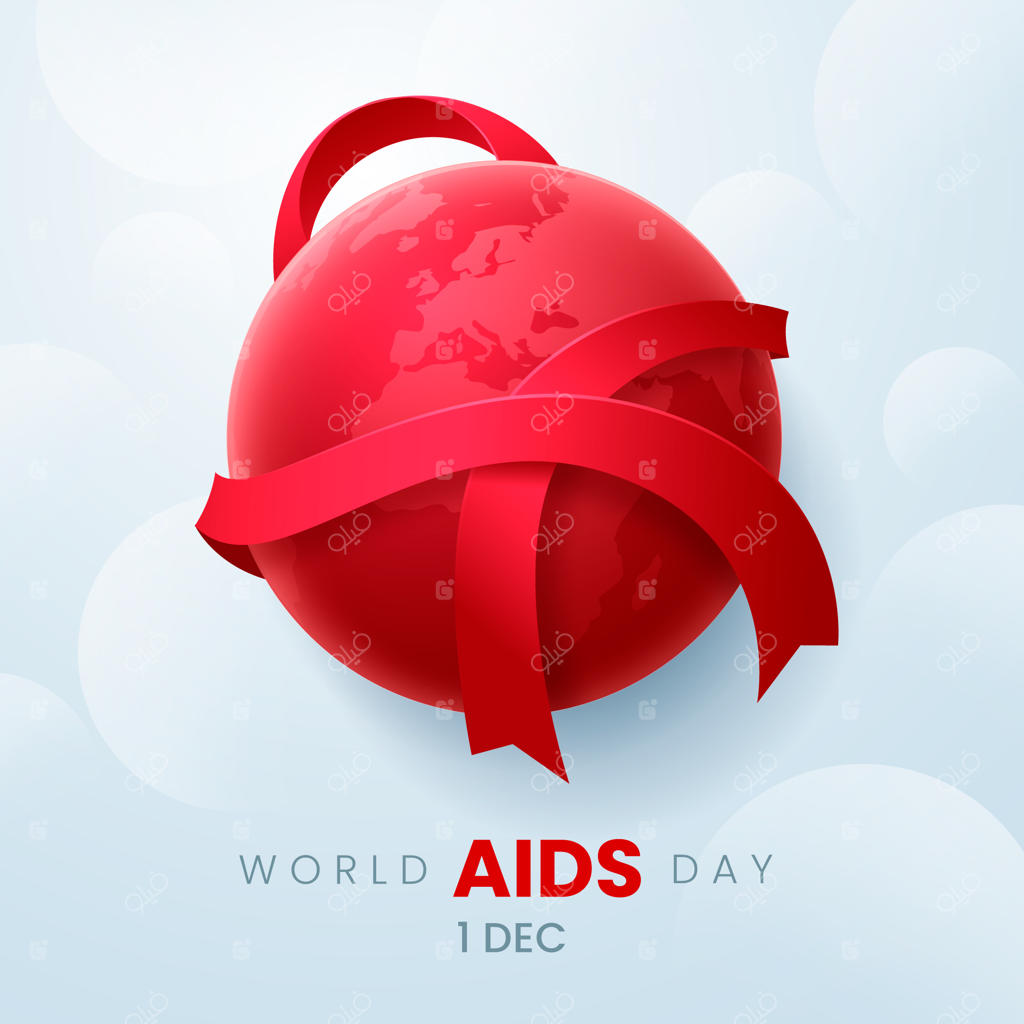 تصویر سایه‌روشن برای آگاهی‌بخشی روز جهانی ایدز