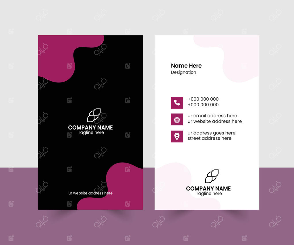 طراحی کارت ویزیت مینیمالیستی