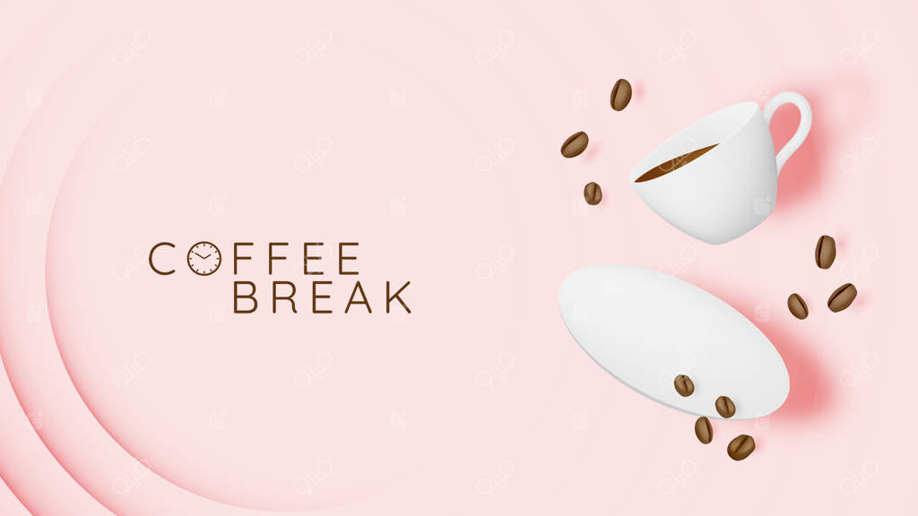 پس‌زمینه‌ای برای استراحت با قهوه