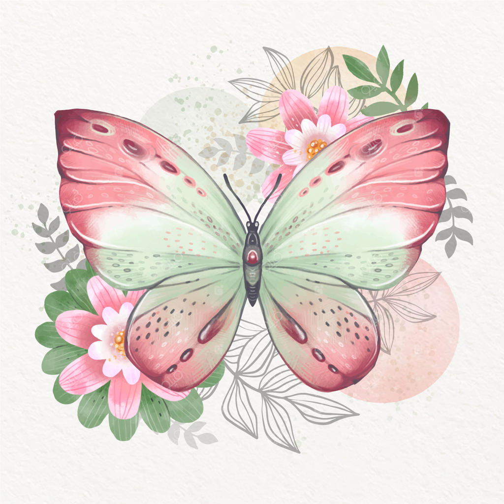 والپیپر زیبای پروانه